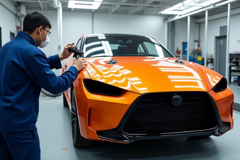 カスタムペイント作業